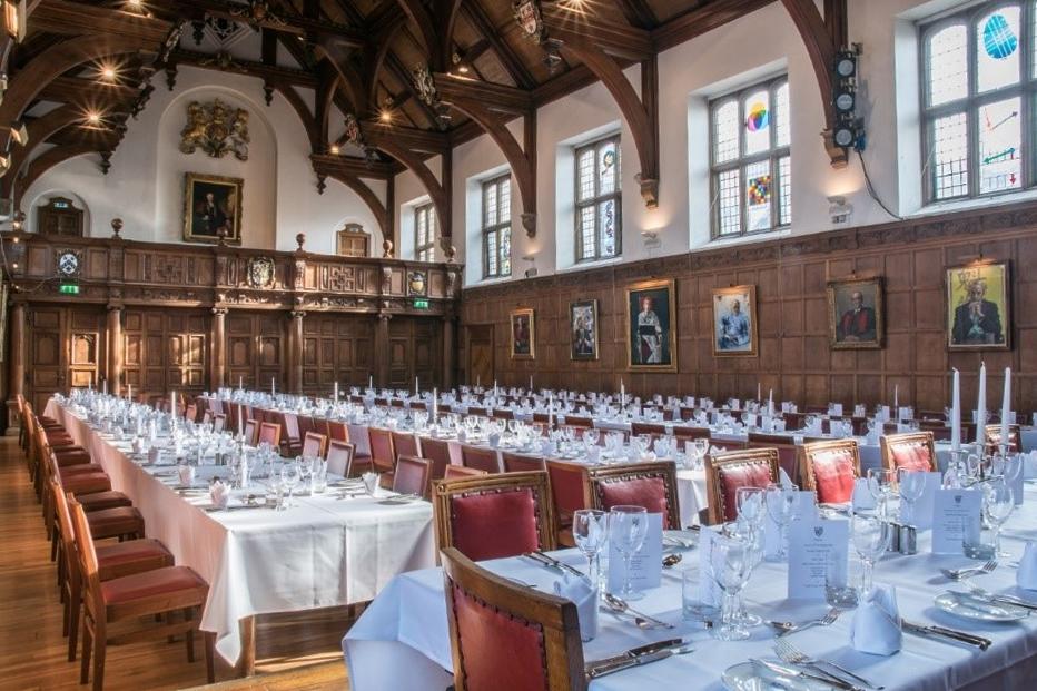 Banqueting hall at Caius college